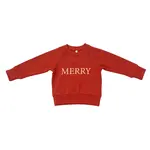 babysprouts clothing company Raglan Sweatshirt | Merry Red