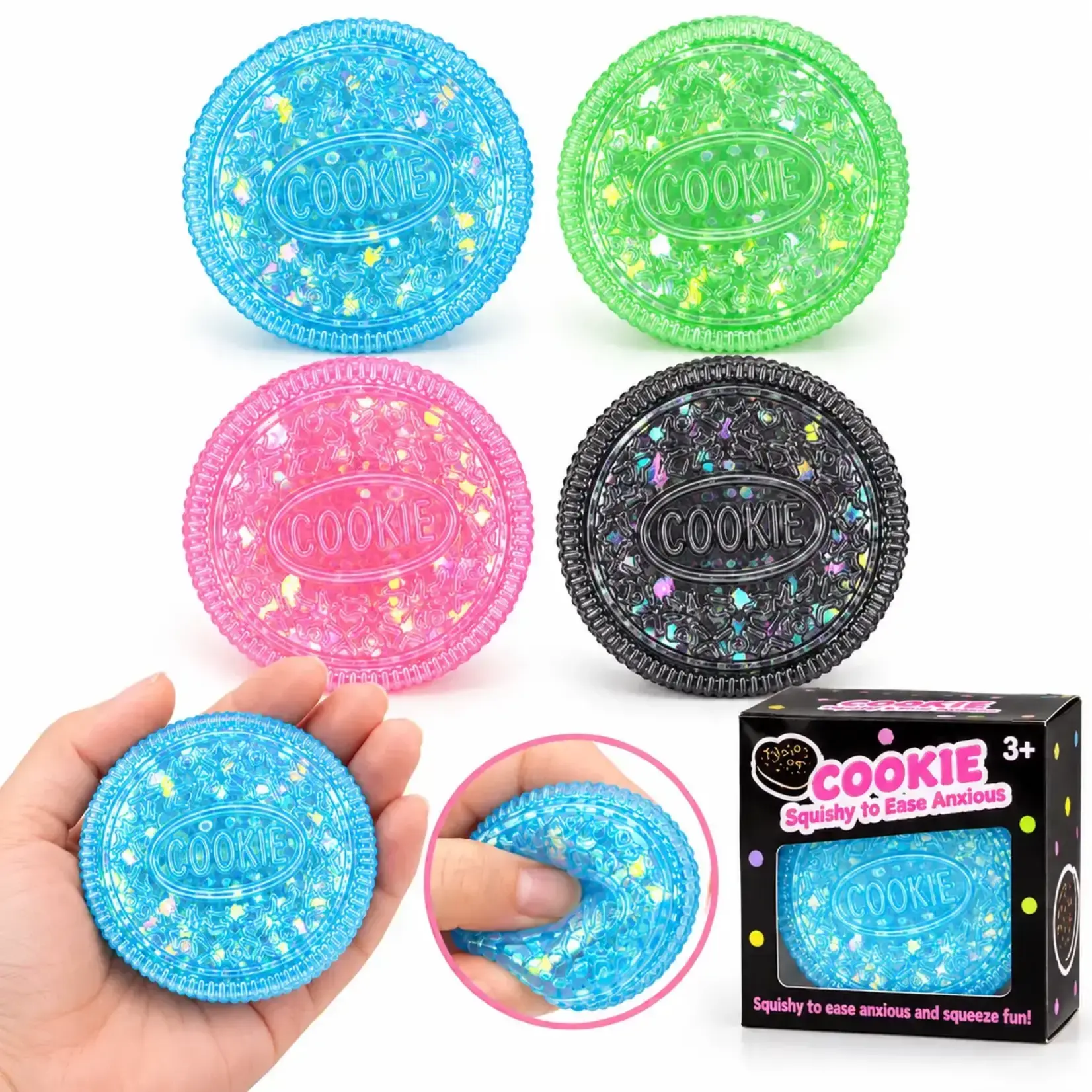 Kicks and Giggles Glitter Cookie Sugar | Squishy