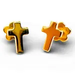 Kicks and Giggles Cross Tiny Stud | Earrings