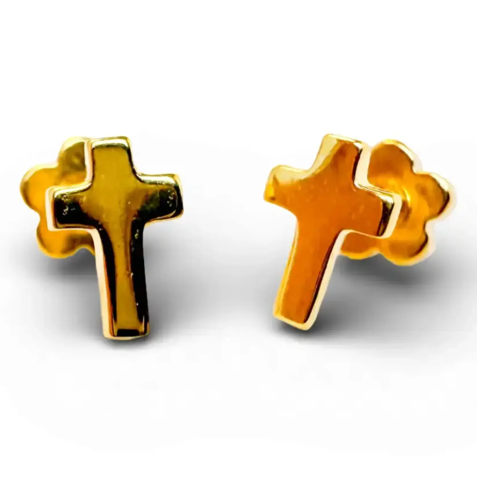 Kicks and Giggles Cross Tiny Stud | Earrings