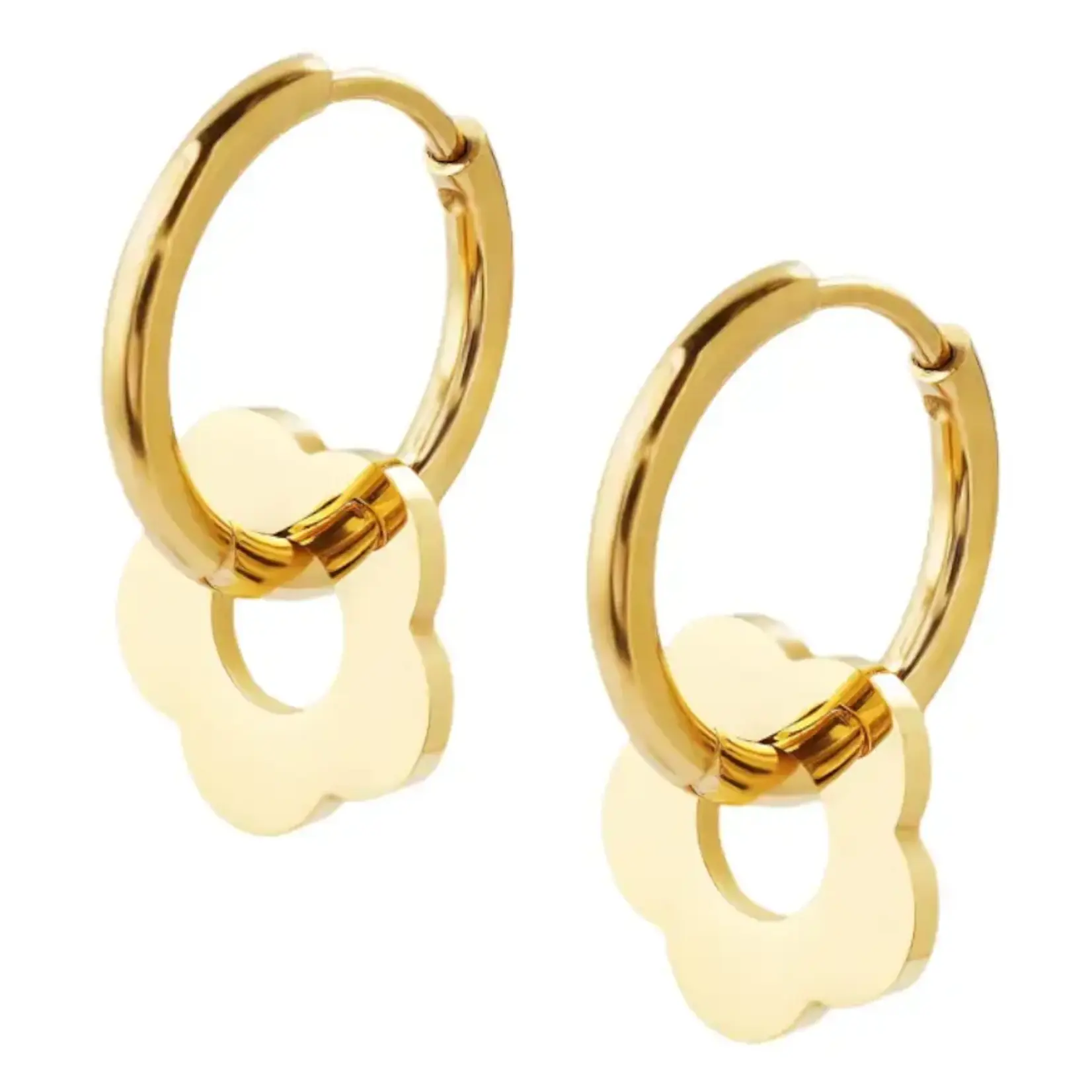 Kicks and Giggles Flower Hoop  | Earrings