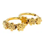 Kicks and Giggles Gold Daisy Flower   | Earrings
