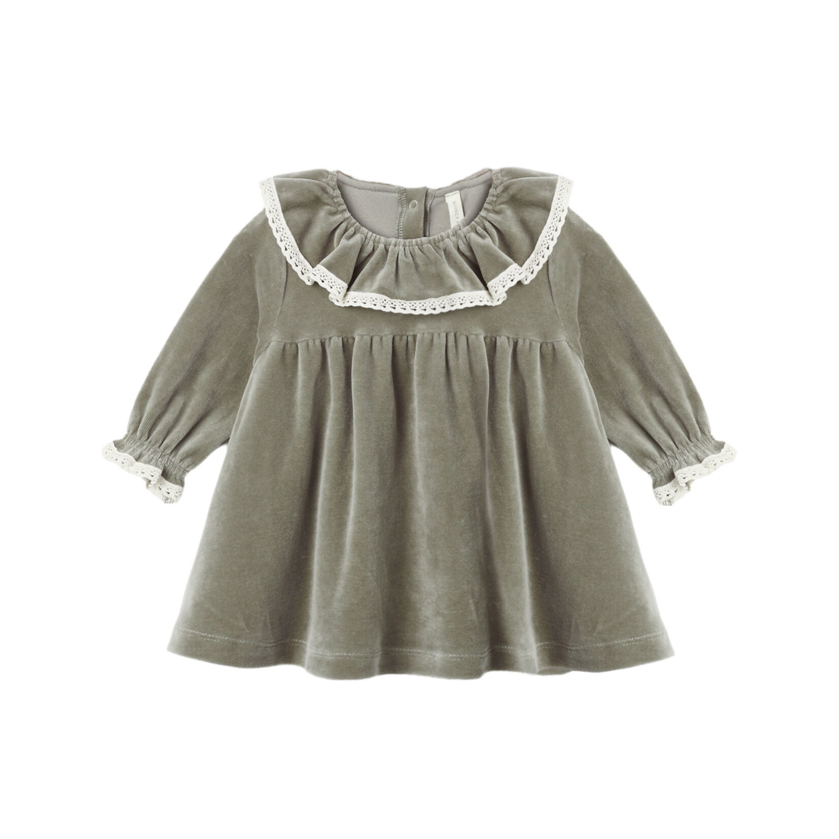 Quincy Mae Velour Dress | Spruce