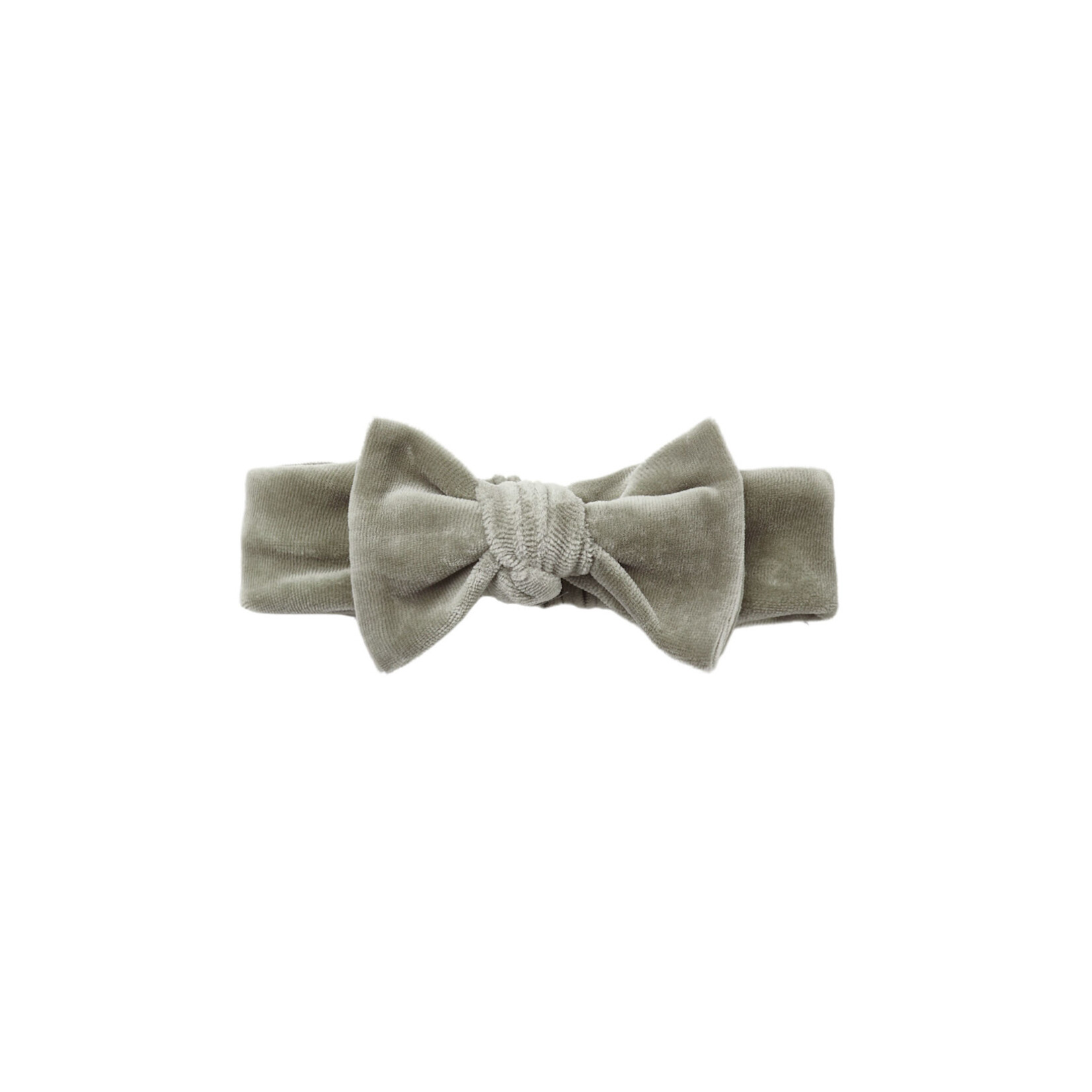 Quincy Mae Velour Headband Bow | Spruce