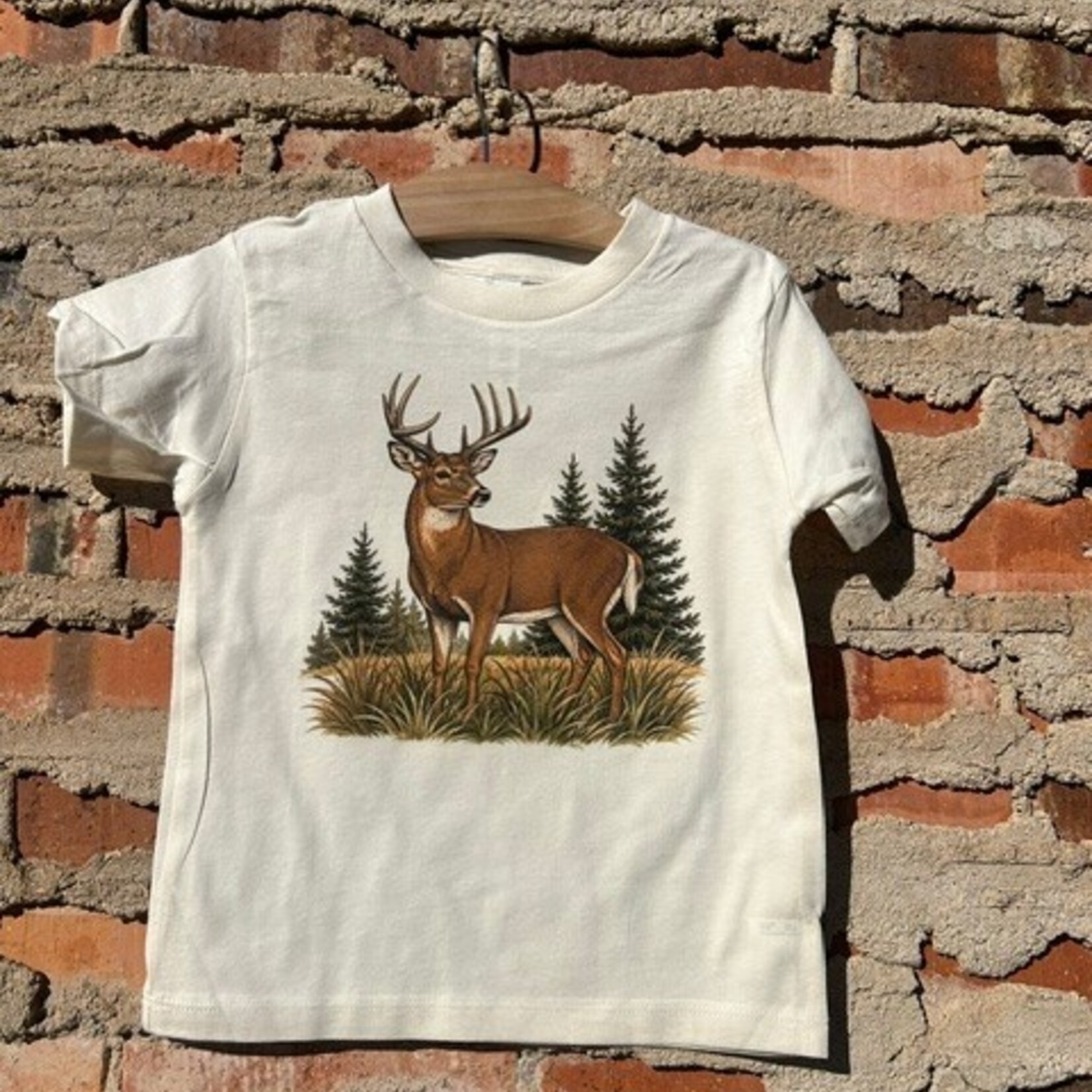 Madi Moosh Deer Buck Graphic Tee