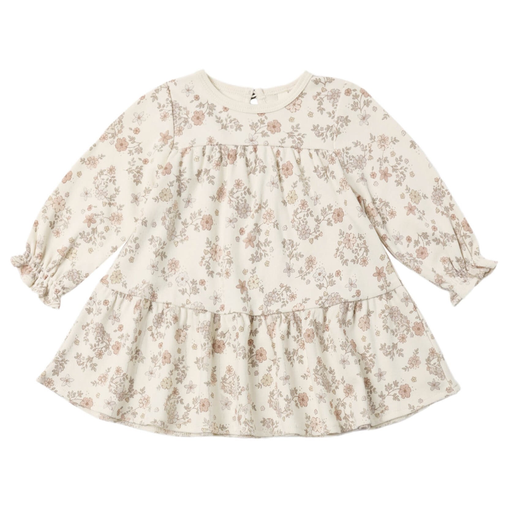 Quincy Mae Tiered Jersey Dress | Floral Vine