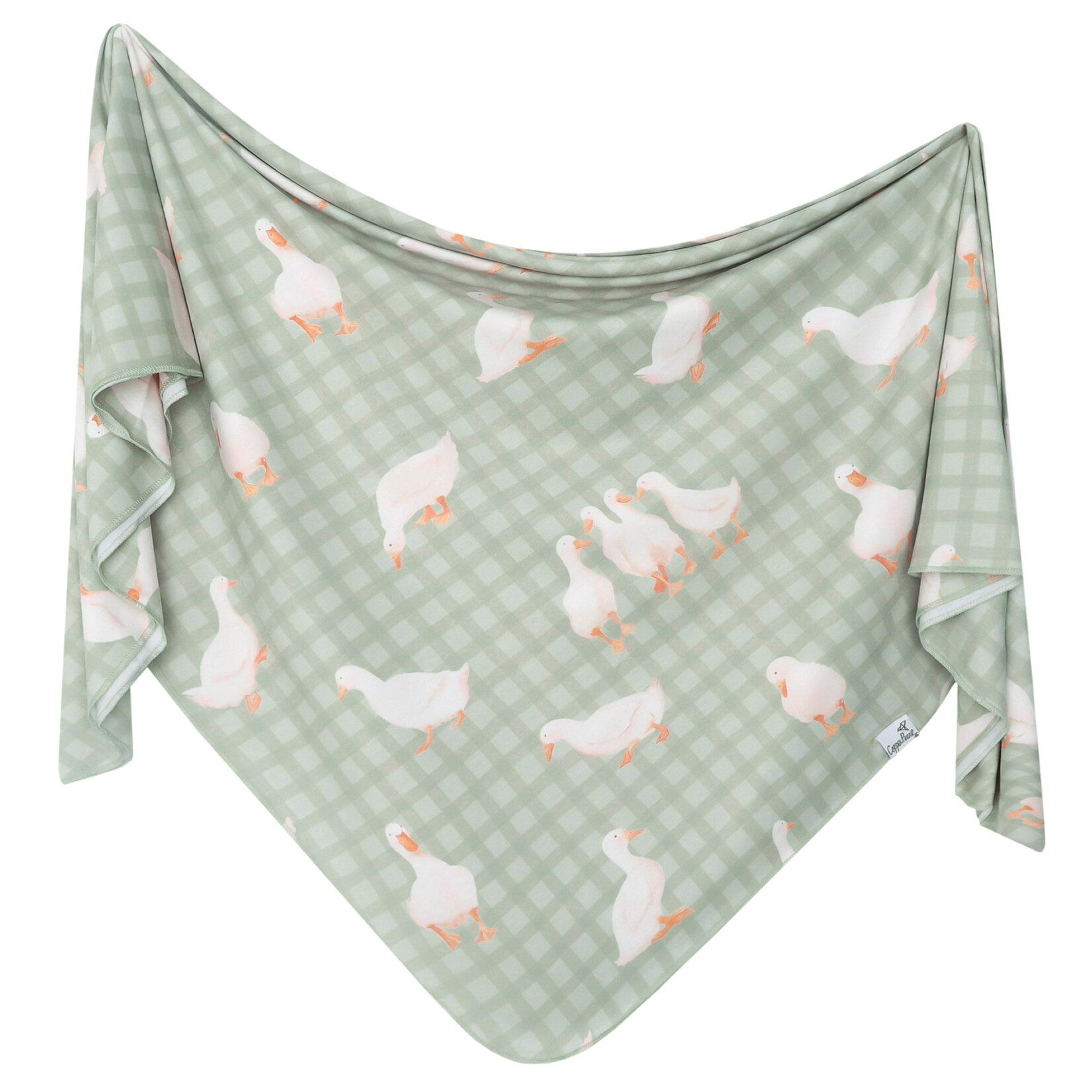 Copper Pearl Knit Swaddle Blanket - Baker