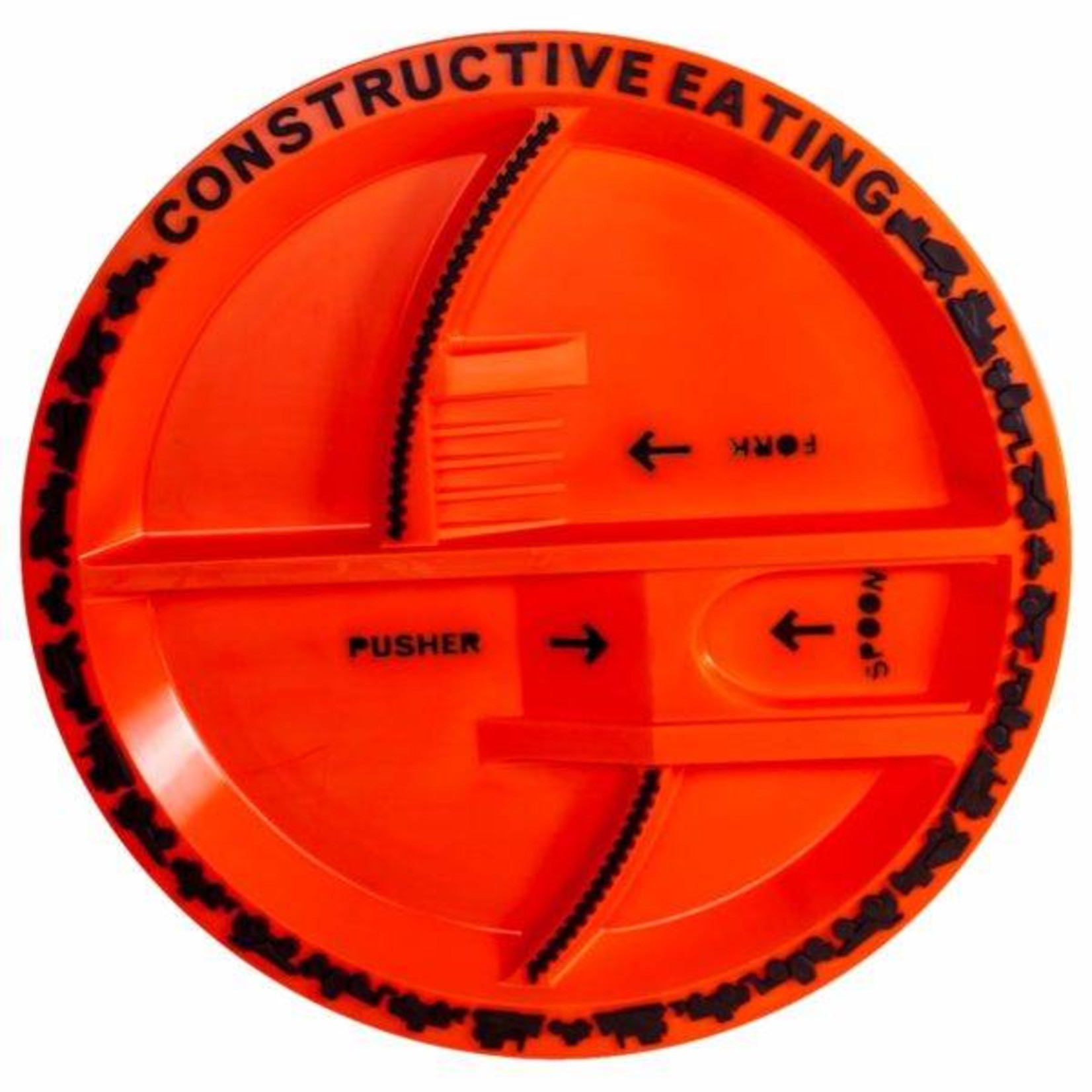 Constructive Eating Construction Plate