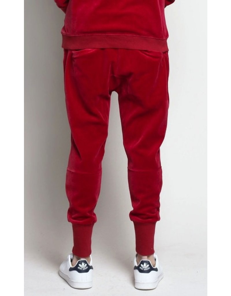 retail prices on wholesale new lifestyle RED VELOUR JOGGERS - Selfmade Boutique retail prices on wholesale new lifestyle RED VELOUR JOGGERS - Selfmade Boutique