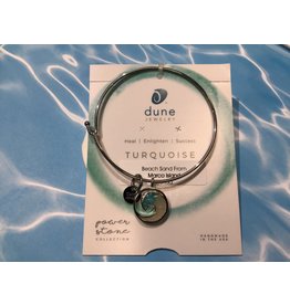 Gradient Turquoise  Wave Beach Bangle  SP