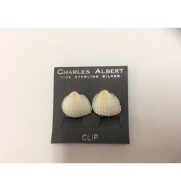 Shell Clip On Earrings