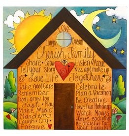 Cherish Family Plaque 24.5x24.5x3"