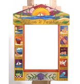 Mirror Welcome to Paradise (24x33) (Sun & Sailboat)