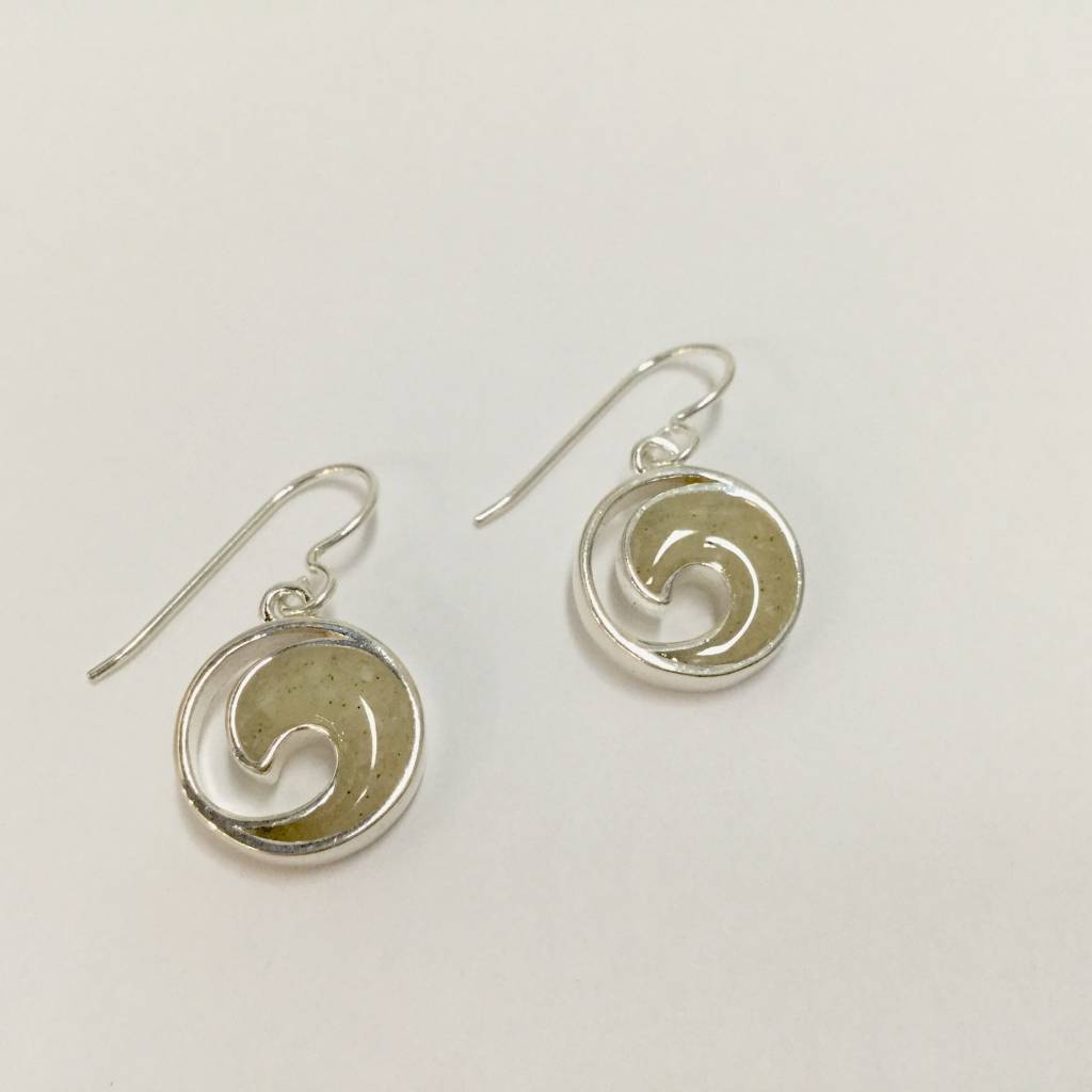 Wave Drop Earrings  MI Sand
