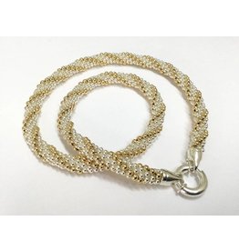 Gold & Silver Twist 20" Necklace