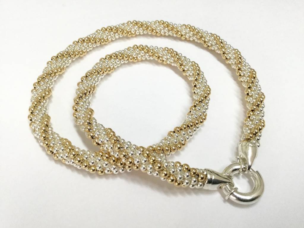 Gold & Silver Twist Necklace