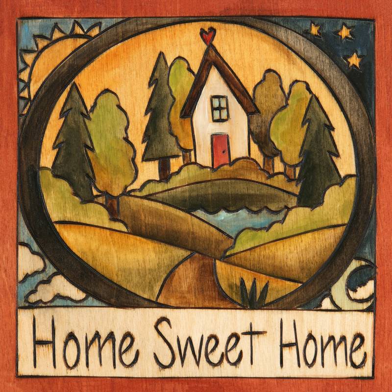 Sincerely Sticks 6x6 Plaque Looks Like Home  SS