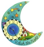 Sincerely Sticks Clock After Midnight 13-16" (Moon) SS