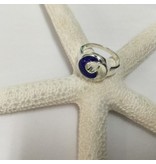 Lapis Wave Ring SS