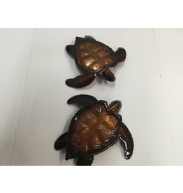 Copper Sea Turtle Sm 7X7 Clear Coat