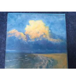 Art Block - Sunset at Tigertail 6x6"