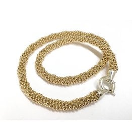 Gold Rope 18" Necklace by Dovera (14K Gold Filled)