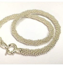 Silver Rope 16" Necklace by Dovera