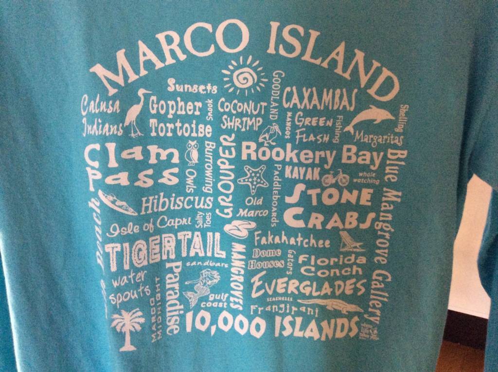 Where Life Takes You V Neck TEE Marco Island