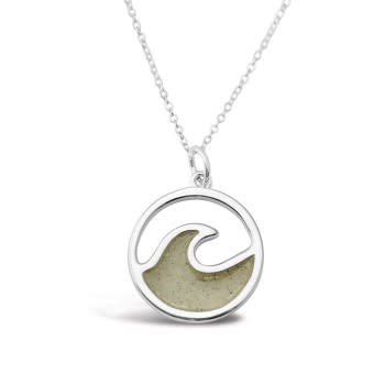 Marco Island Wave Necklace SS 16-18-20" Adj.