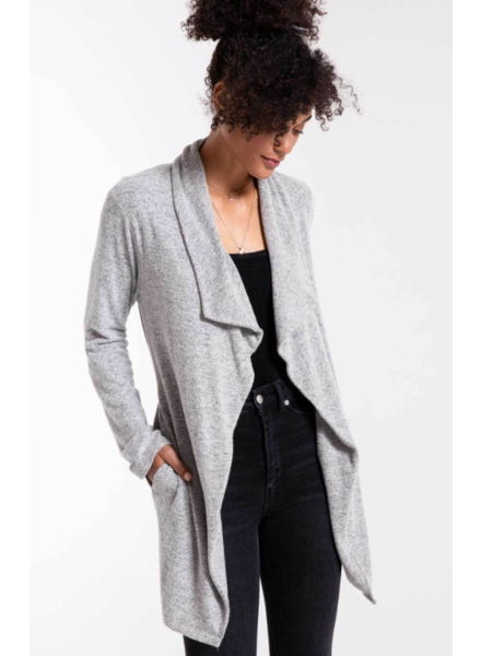 Z Supply The Marled Wrap Front Cardigan