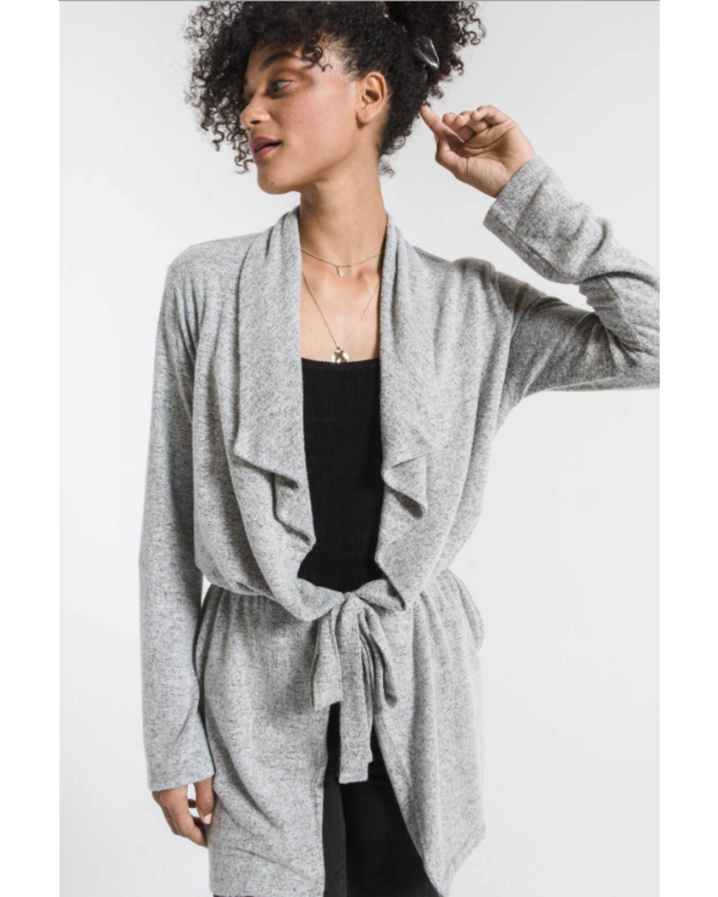 Z Supply The Marled Wrap Front Cardigan
