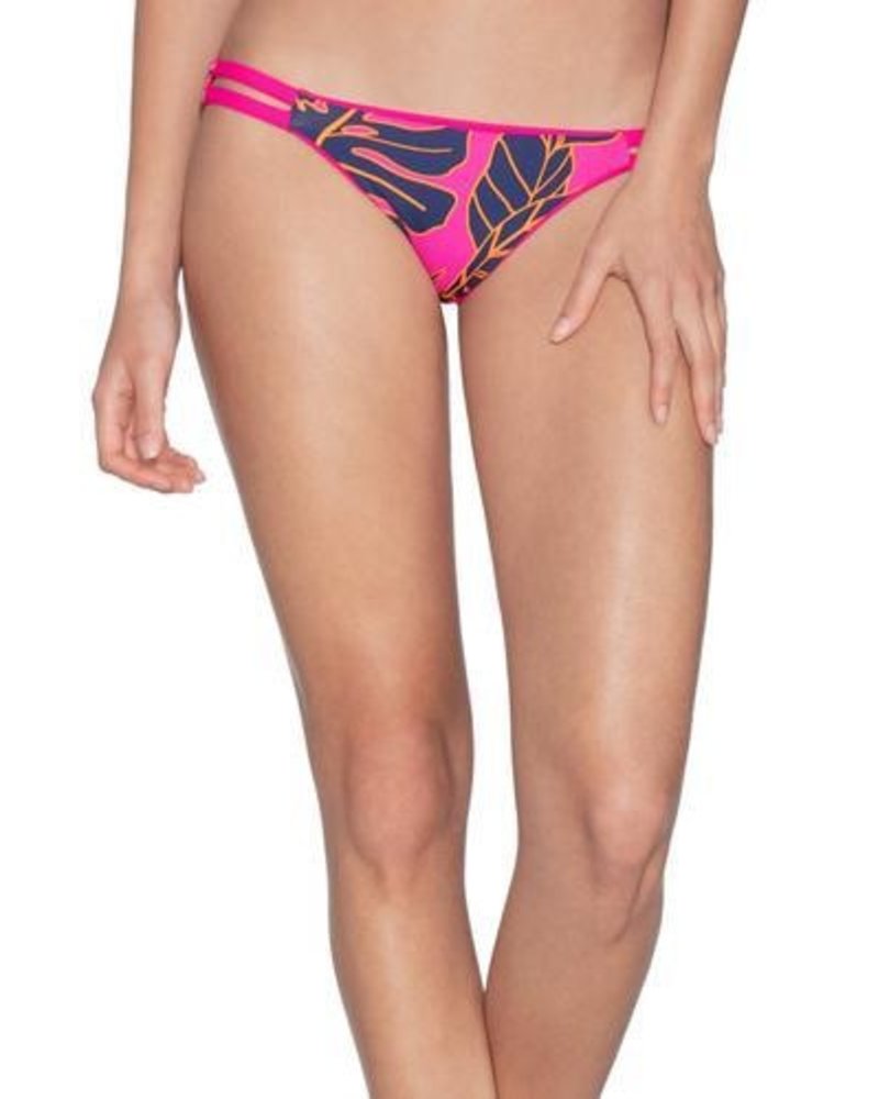 Maaji Hibiscus Pink Split Bikini Bottom