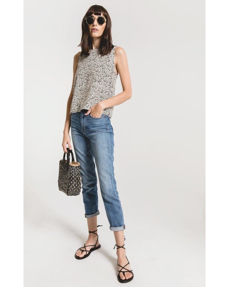 Rag Poets Lannio Print Top