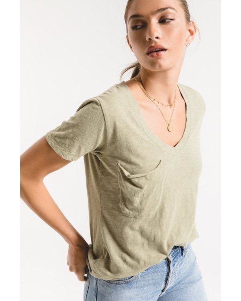 Z Supply The Cotton Slub Pocket Tee