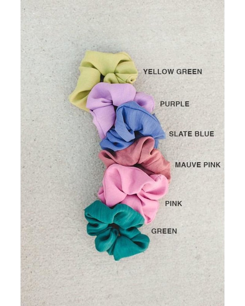 EM & ELLE Solid Color Scrunchie