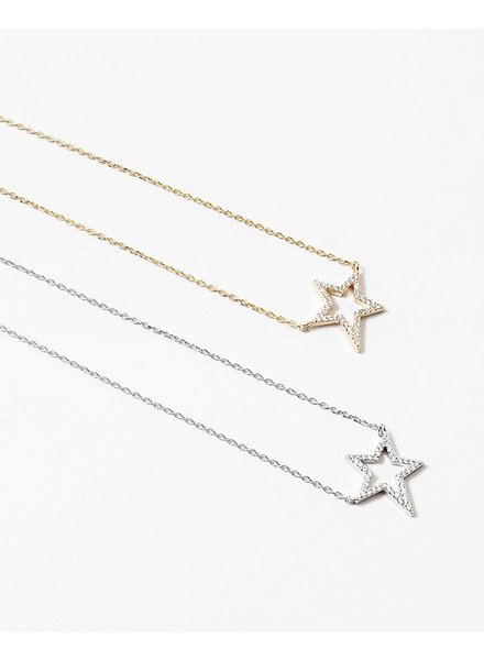 EM & ELLE Rhinestone Star Necklace
