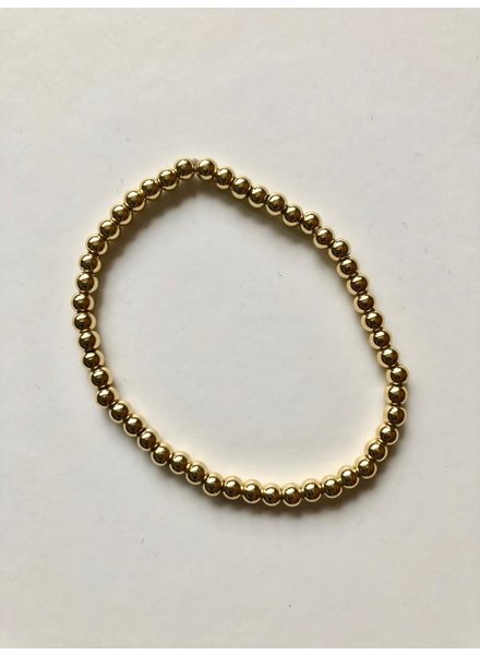 EM & ELLE Essential Brass Beaded Bracelet