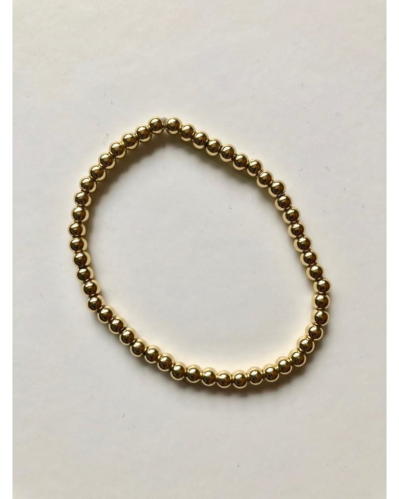 EM & ELLE Essential Brass Beaded Bracelet