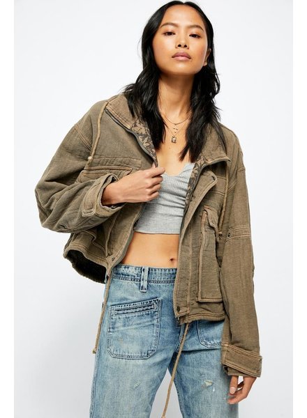 Free People Eyes On You Surplus Jacket