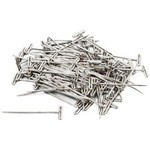 dubro T-Pins,Nickel Plated,1"(100)
