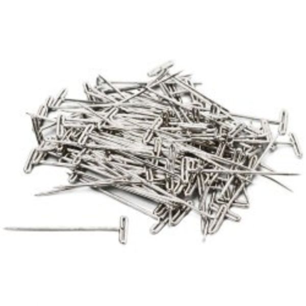 dubro T-Pins,Nickel Plated,1"(100)