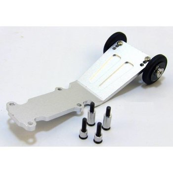 HOT RACING VXS133H01 HD Aluminum Wheelie Bar and Skid Plate - Traxxas 1/16 Sold out.