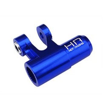 HOT RACING Aluminum Steering Servo Horn Arm Blue X-Maxx