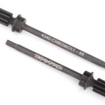 Traxxas Axle shaft, rear, heavy duty (left & right)/ portal drive input gear, rear (machined)