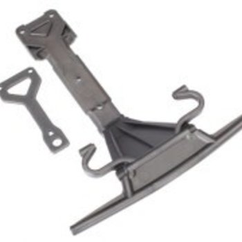 Traxxas Skidplate, front (plastic)/ support plate (steel)