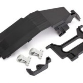 Traxxas Battery door/ battery strap/ retainers (2)/ latch