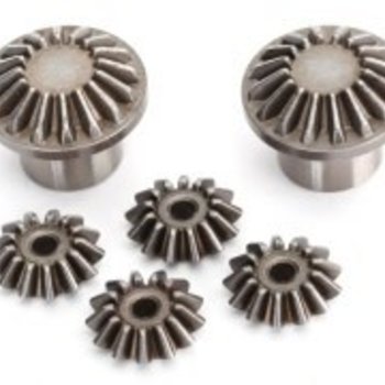 Traxxas Gear set, differential (front) (output gears (2)/ spider gears (4))