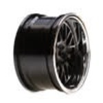 Wheel RR 54 x 30mm Deep Mesh, Chrome/Blk (2): V100