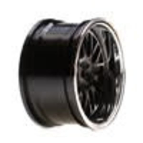 Wheel RR 54 x 30mm Deep Mesh, Chrome/Blk (2): V100