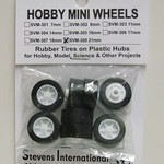 21mm Rubber Tires on Plastic Hubs (8)